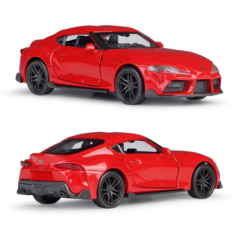 Hot Sell Diecasts Toy Vehicles  Supra 1/36 Alloy Pullback Two Door Open Diecast Model Cars Model Gifts