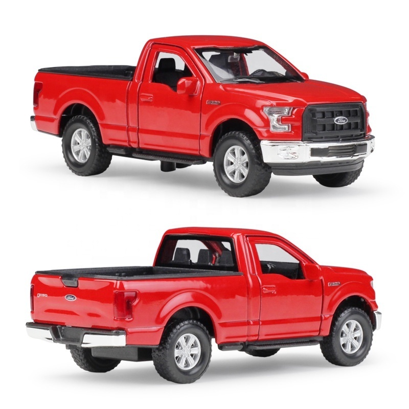 Hot Sell Diecasts Toy Vehicles 2015 F-150 1/36 Alloy Pullback Two Door Open Diecast Model Cars Model Gifts