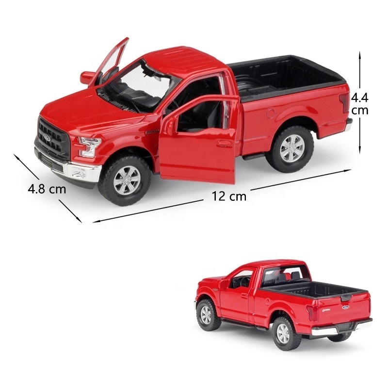 Hot Sell Diecasts Toy Vehicles 2015 F-150 1/36 Alloy Pullback Two Door Open Diecast Model Cars Model Gifts