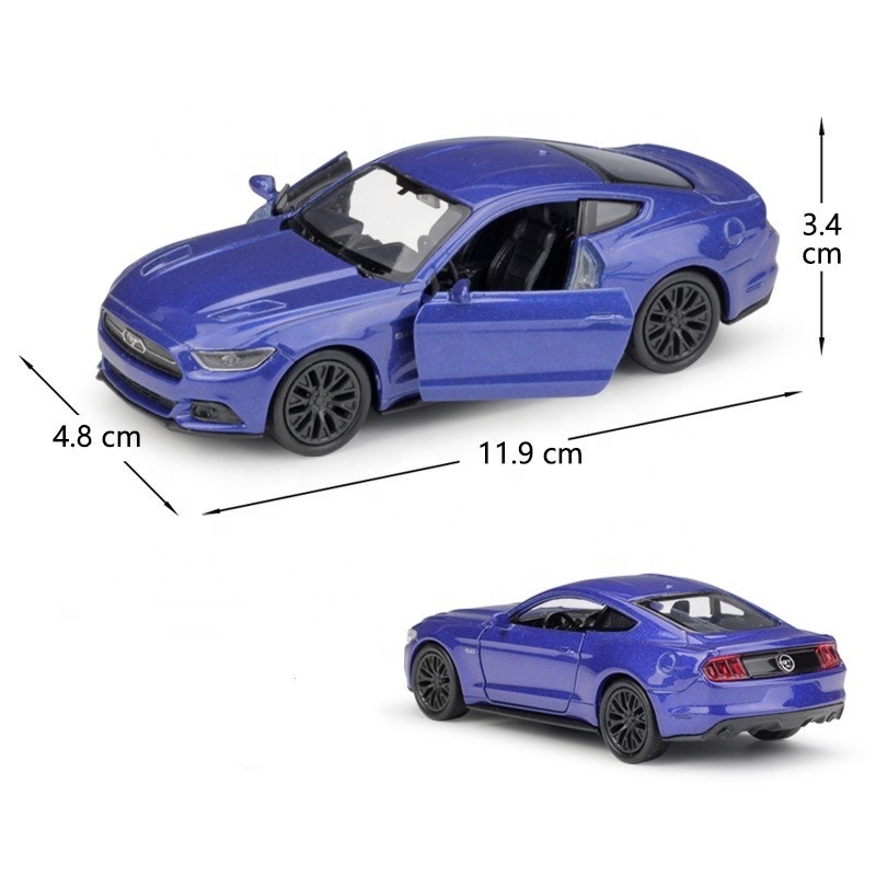 Hot Sell Diecasts Toy Vehicles 1/36   GT Alloy Pullback Two Door Open Diecast Model Car