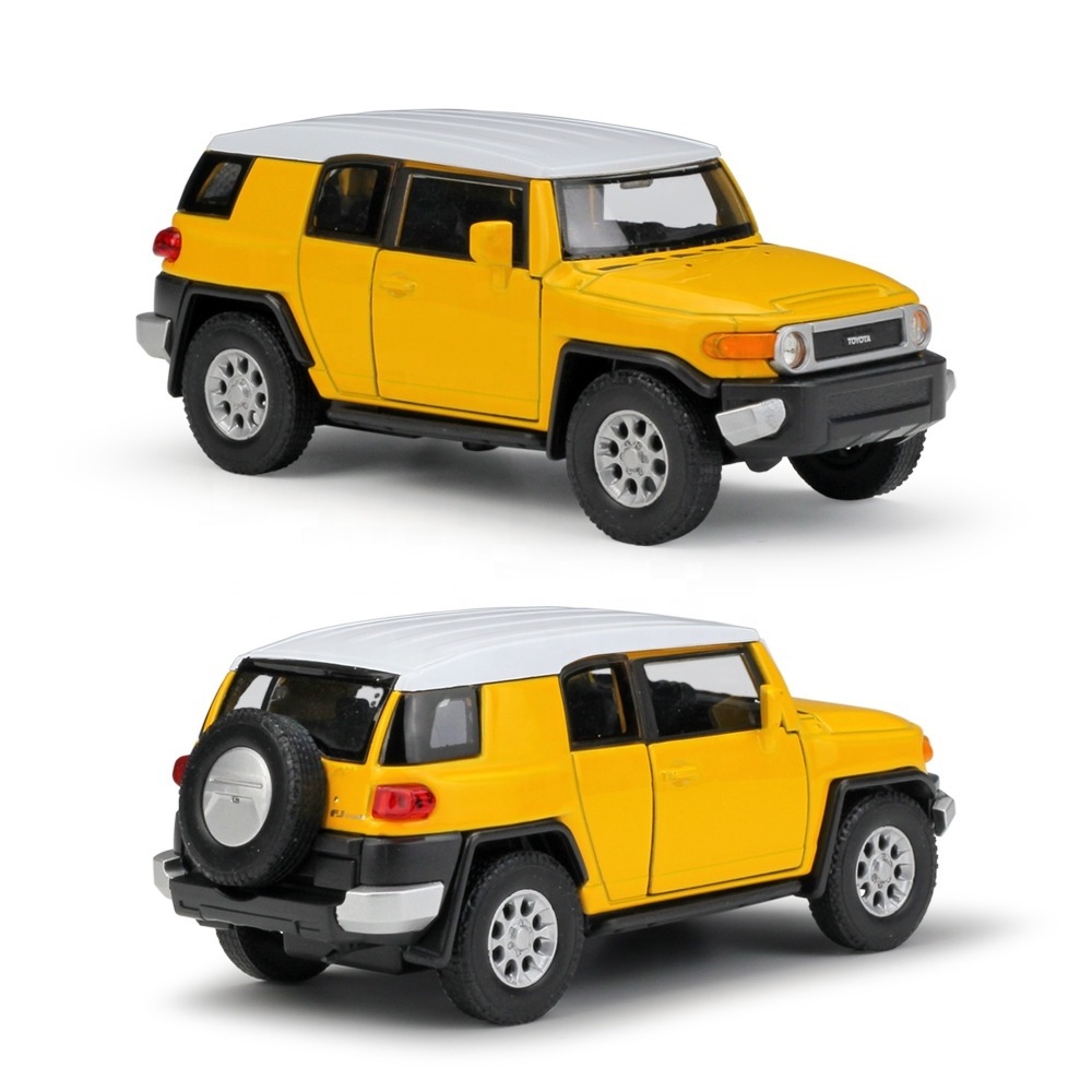 Hot Sell Diecasts Toy Vehicles FJ SUV 1/36  Alloy Pullback Two Door Open Diecast Model Car