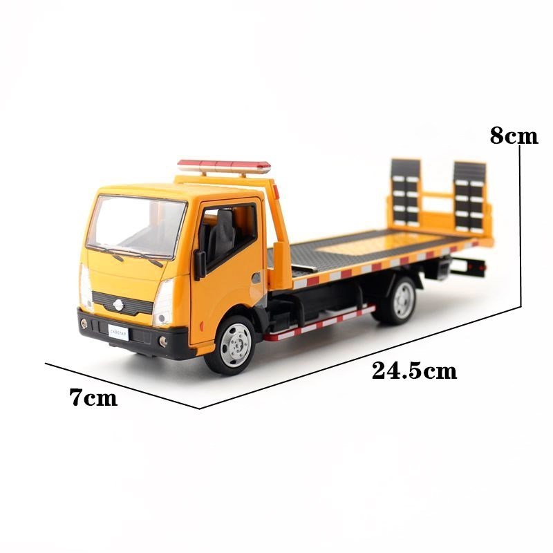 SH 1/32 Nissan Flower Table Flatbed Transporter Trailer Children's  Alloy Models Diecast Vehicles Light And Sound Toy Pullback