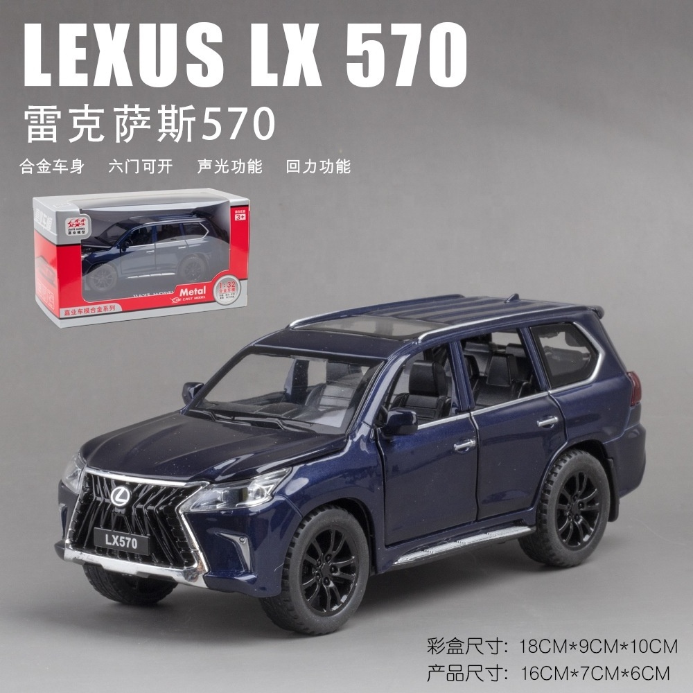 Hot 1:32 Scale LX570 DieCast Alloy Car Model Boys Toys Vehicles Diecasts & Toy Collectibles Kids Toys Car