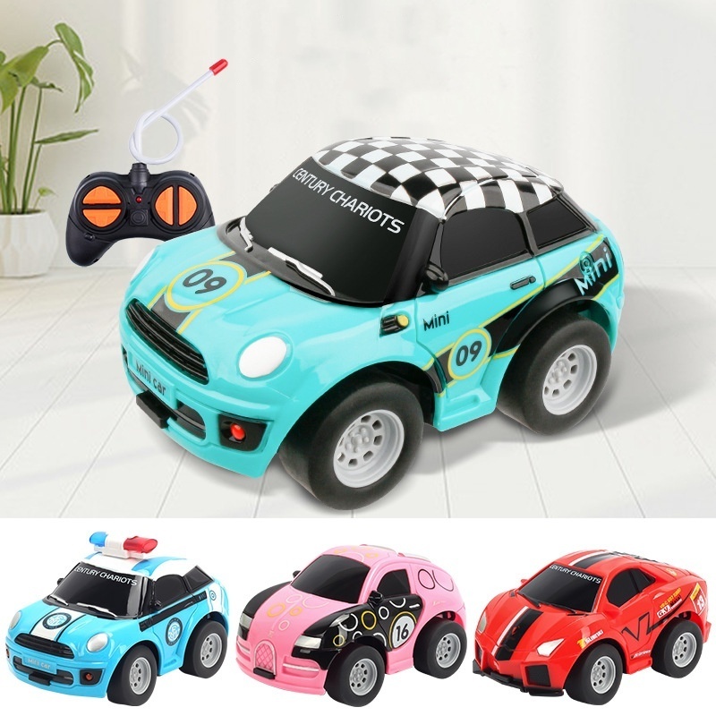 Mini Cartoon Remote Control RC Toys Cute Cars RC Car Kids Car for Boys Girls Gifts  Children's Birthday