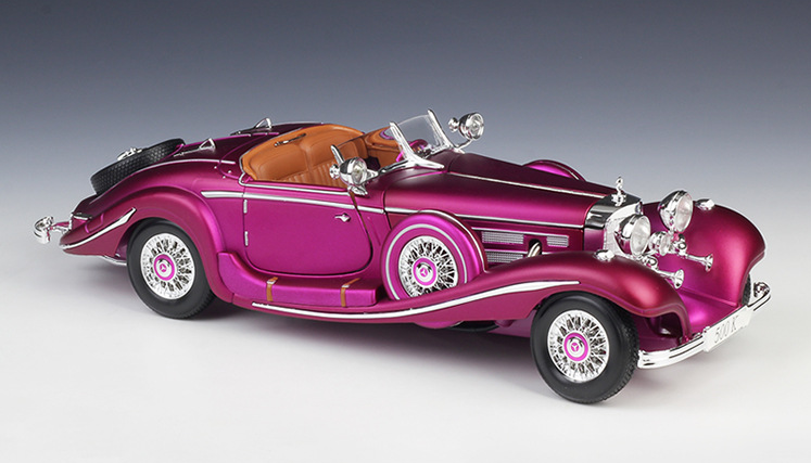 Maisto 1:18 Mercedes-Benz 500K classic car simulation alloy car model collection presents gifts