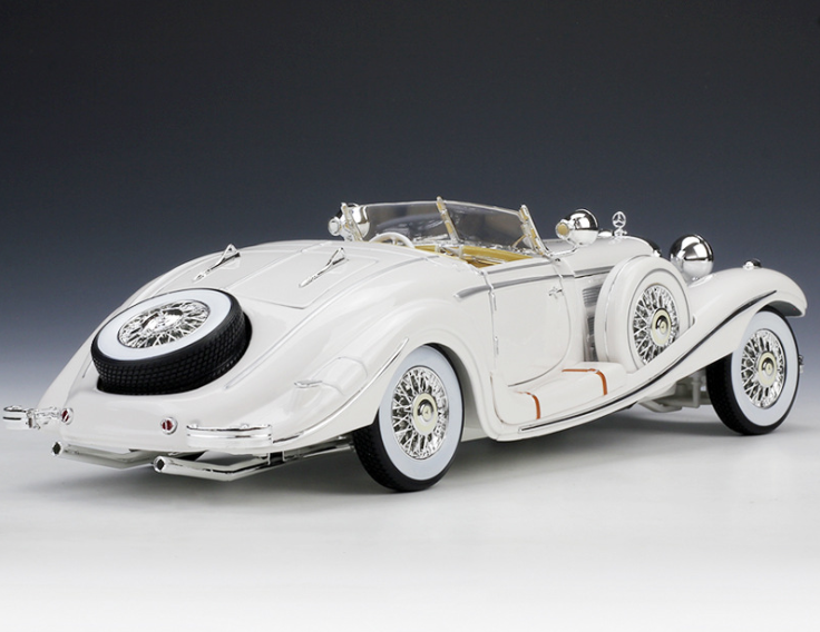 Maisto 1:18 Mercedes-Benz 500K classic car simulation alloy car model collection presents gifts