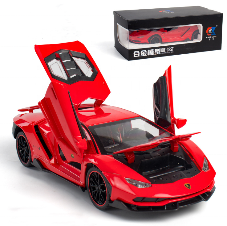 1:24 LP 770 - 4 Simulation Alloy Sports Car Toy Adult Collection Model Decoration Metal car