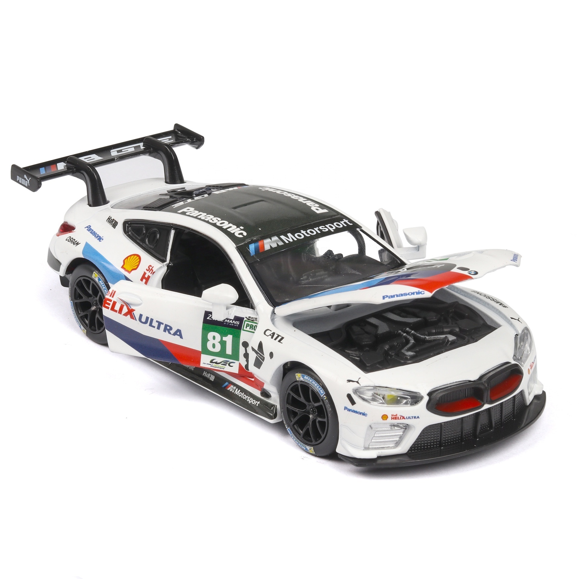 Diecast Toy Vehicles 1:32 GTE M8 Simulation Racing Car Model Super Sports Car  Model For gift decoration carro de colecionador