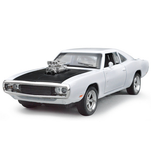 Bulk wholesale 1:32 Dodge Charger simulation alloy car model sound and light return 4 door children's toy car