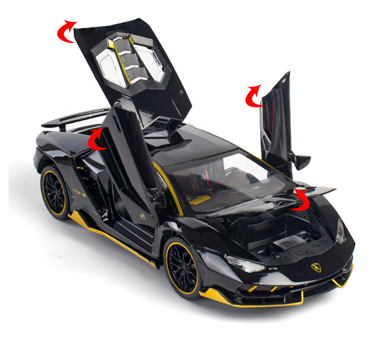 1:24 LP 770 - 4 Simulation Alloy Sports Car Toy Adult Collection Model Decoration Metal car