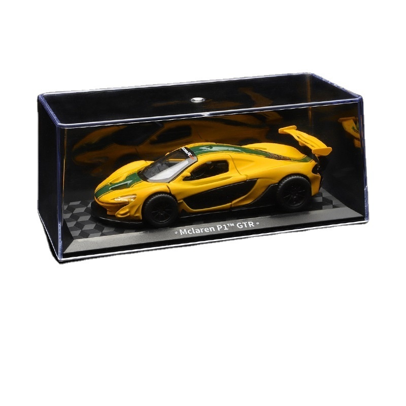 Acrylic Packing 1:43 P1 GTR Racing Car Pullback Simulation Alloy Car Model For 4S Shop Gifts And Collection