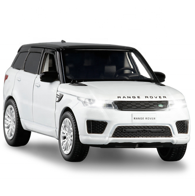 1/32 jkm 2019 Land Rover Range Rover Sport children's toy die cast model  for Children Toy or Collection