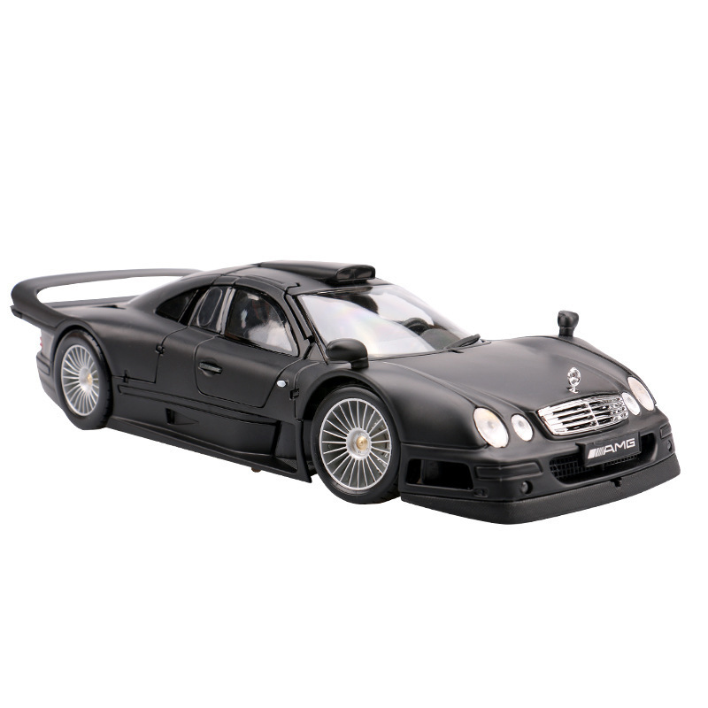 Maisto 1:18 Merccedes-Bennz CLK-GTR Street Version Diecast Alloy Car Model  Decoration Display Collection Gifts For Kids