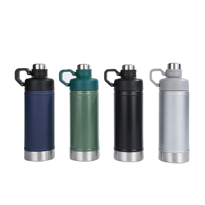 Stainless Steel Tea Cup Spout Lid Insulated Gym Sport Travel Portable Thermo Flask For Hot Water Vacuum Bottle