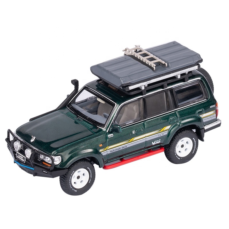 Zhengfeng KENGFAI  Diecast Toy Vehicles 1:64 Scale SUV car model 1:64 Cruiser Land Cruiser LC80 model car diecast toy For  Gifts