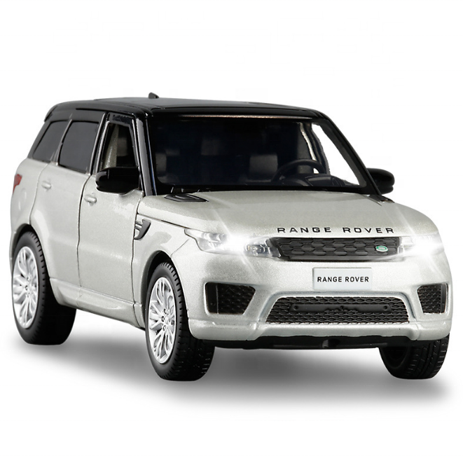 1/32 jkm 2019 Land Rover Range Rover Sport children's toy die cast model  for Children Toy or Collection