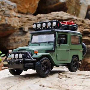 Motormax 1:24 Toyota FJ40 Land Cruiser FJ-40 Simulated Alloy Car Model Collection Display Gft Toy Wholesale