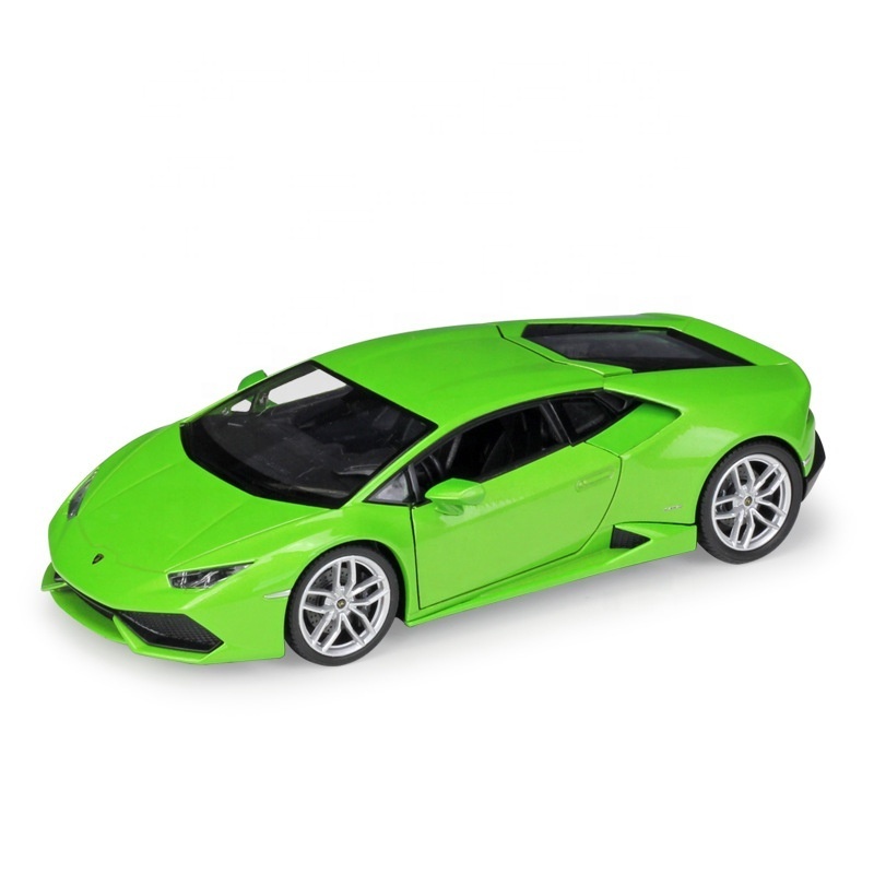 Supercar 1:24 Diecast Huracan LP610-4 Sports Car Mode Simulation Alloy Car Model Collection Decoration Gift