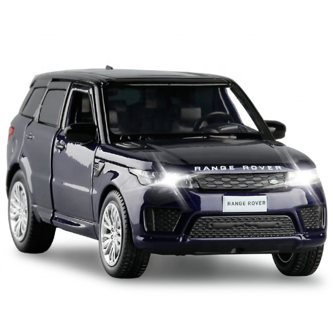 1/32 jkm 2019 Land Rover Range Rover Sport children's toy die cast model  for Children Toy or Collection