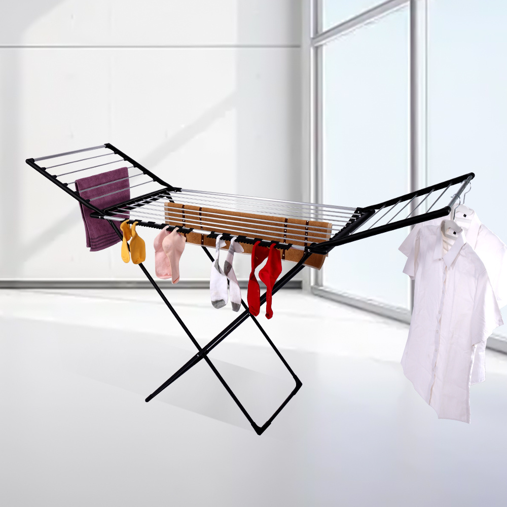 European Foldable Indoor Iron Aluminum Laundry Clothes Drying Rack