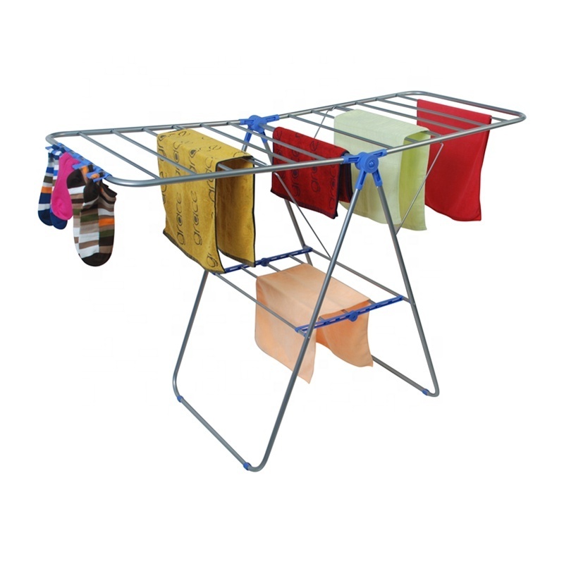 Manufacture Iron Metal Cloth Manual Outdoor Clothes Drying Rack