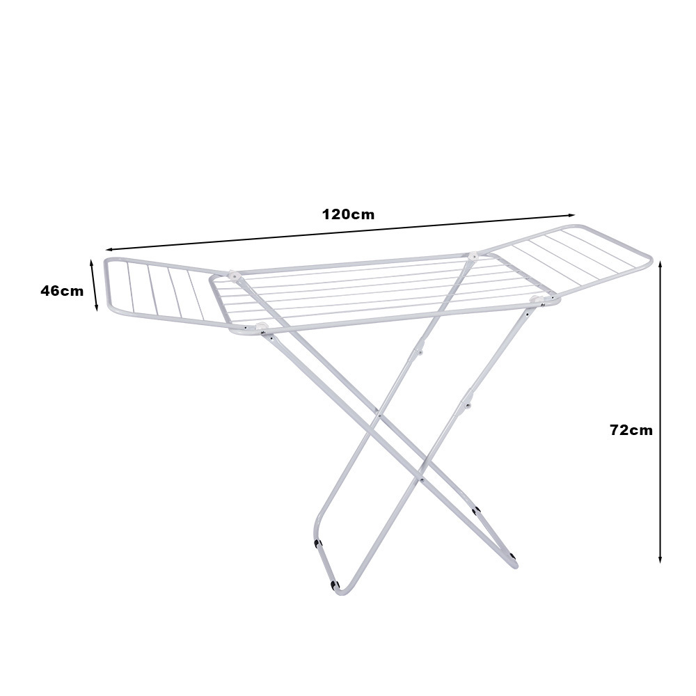 Clothes Drying Rack Foldable Laundry Stand Indoor Laundry Foldable Hanging Rack For Clothes In Balcony