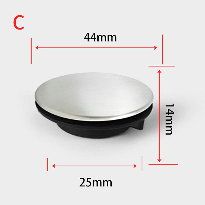 Brass Bathtub Kitchen Sink Hole Cover Faucet Cover Stainless Steel Hole Cover Tap Hole Pop Up Water Sealing Plug