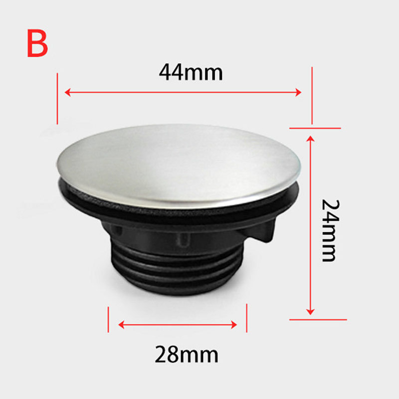 Sink & Basin Kitchen Sink Hole Cover Tap Hole Plate Stopper Cover Blanking Metal Plug Soap Hole Cover