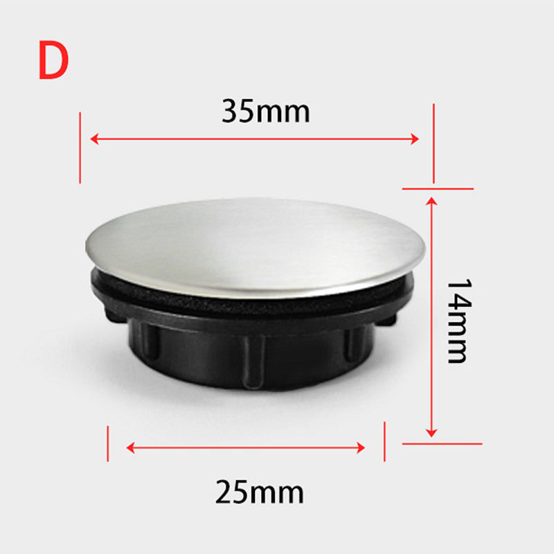 Sink & Basin Kitchen Sink Hole Cover Tap Hole Plate Stopper Cover Blanking Metal Plug Soap Hole Cover