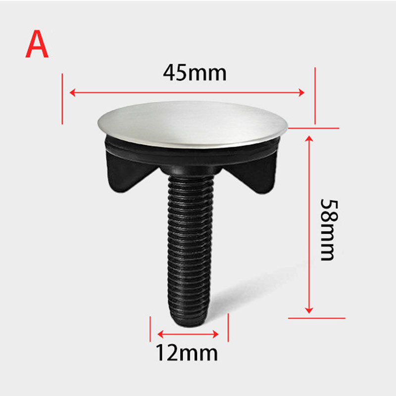 Kitchen Sink Hole Covers Stainless Steel Faucet Hole Cover Good Sealing 44mm Sink Tap Hole Blanking Plug Stopper