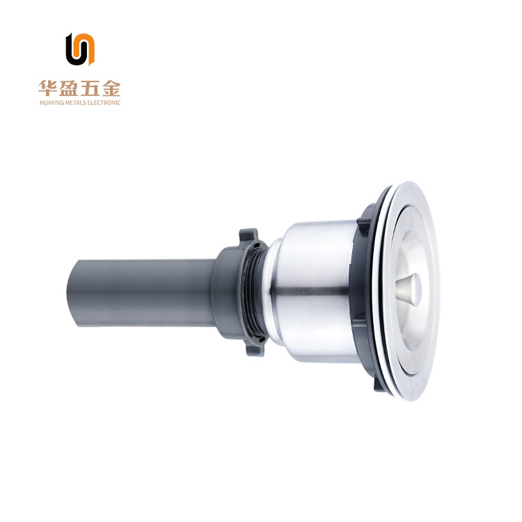 Stainless Steel Filter Food Drain Kitchen channel Drain with Garbage Srainer Basket and Sealing Lid