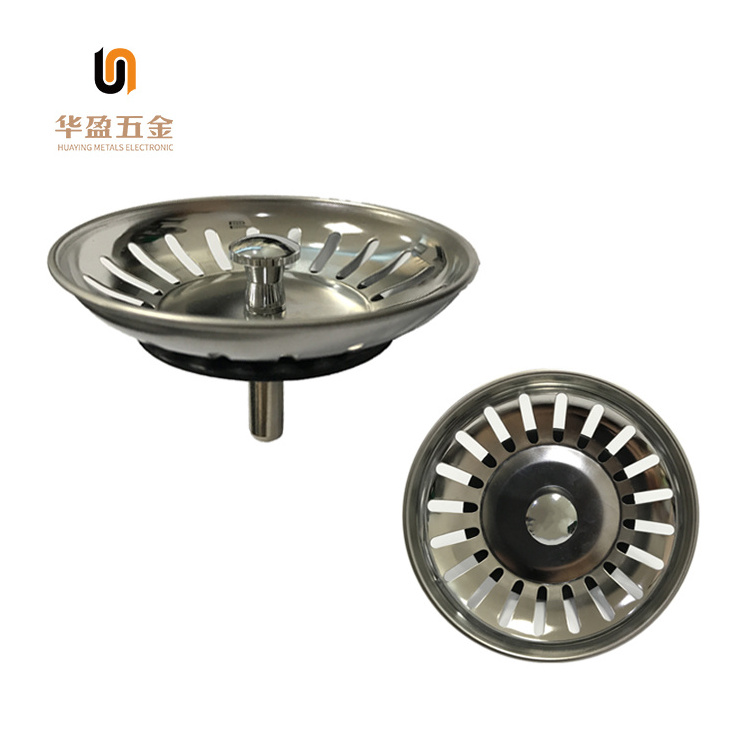 Sink Plug Replacement Kitchen Sink Waste Basket Strainer Custom Commercial Stainless Steel Modern Stainless Steel Silver or OEM