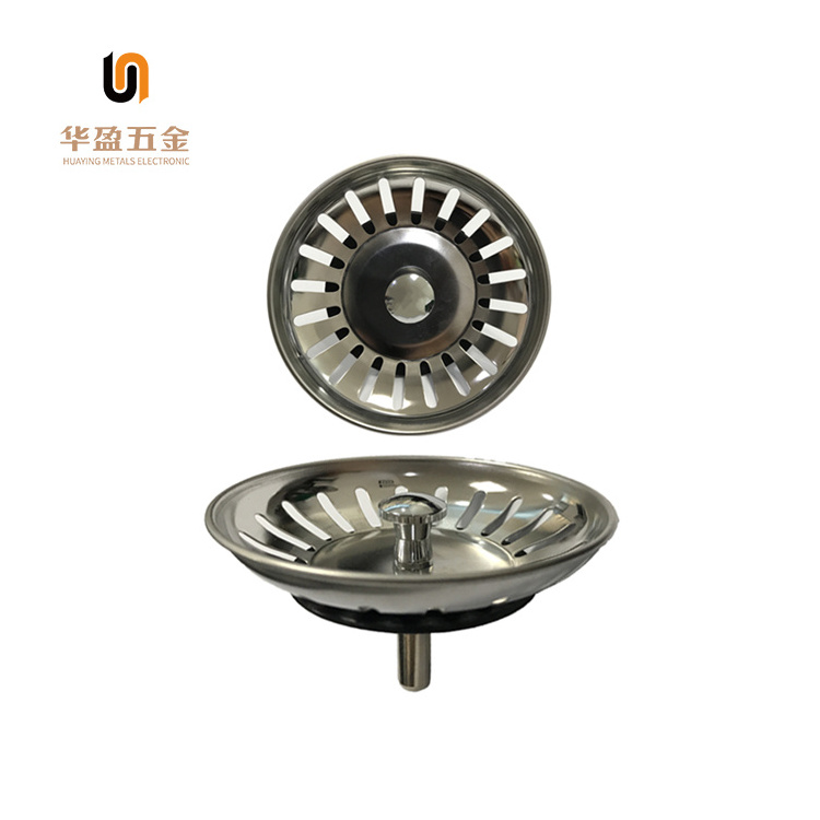 Sink Plug Replacement Kitchen Sink Waste Basket Strainer Custom Commercial Stainless Steel Modern Stainless Steel Silver or OEM