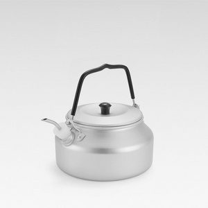 Portable Lightweight Aluminium Camping Kettle Durable and Portable Camp Tea Pot Ideal for Bushcraft and Outdoor Campfire Use