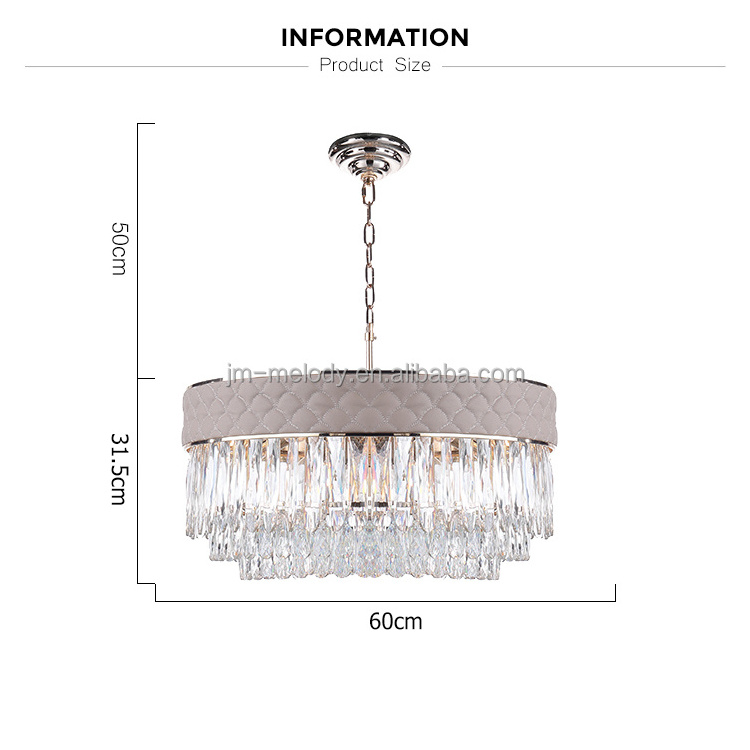 Contemporary Style Crystal LED Light Chandelier K9 Crystal Living Room Ceiling Lamp bedroom Floor table Modern Pendant Hanging