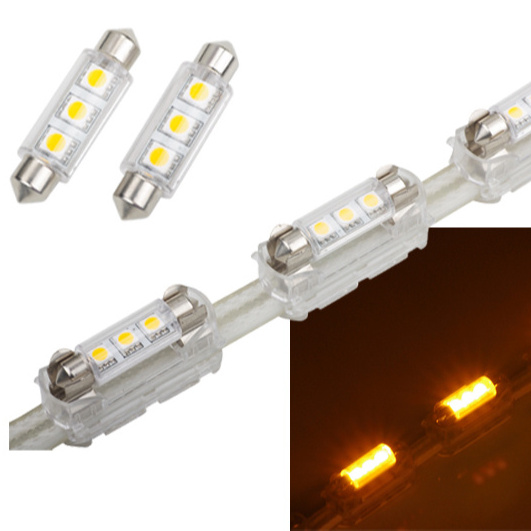 Unique led festoon bulb strip light festoon belt Xenon 41mm FUSE Best for High-end five-star hotel club lighting