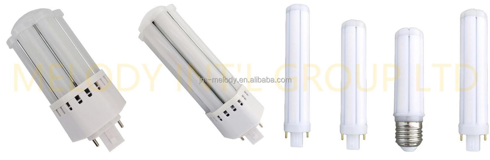 Unique 4pin GX24Q-1 GX24Q-2 GX24Q-3 GX24Q-4 GX24Q-5 GX24Q-6 LED PL Light electronic ballast compatible lamp bulb GX24-Q5 GX24-Q6