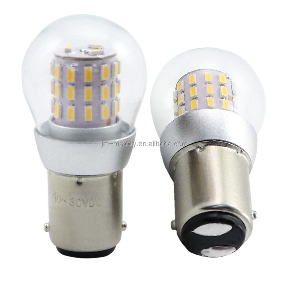 S25 3W LED light Bulb BAY15D BA15S BAU15S BA15D 1156 1157 Marine Boat Car Motorcycle Auto canbus yacht 12V 24V vessel Bi-Polar