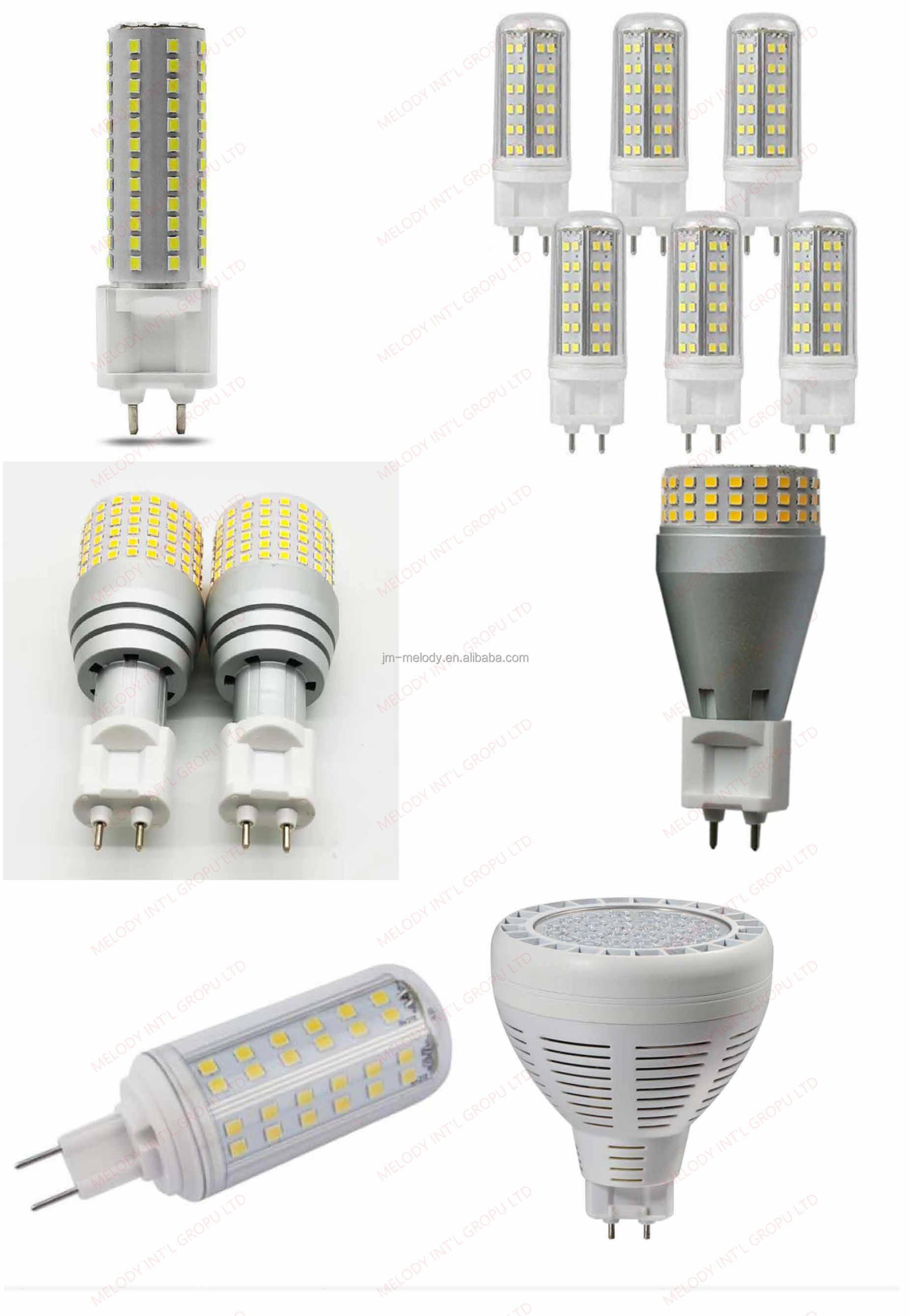 Top Ceramic 8W 10W G12 T30 LED corn bulb E27  E12 E14  B22 base Dimmable 220v 230V Light lamp 110V 120V 277V AC no Flicker free