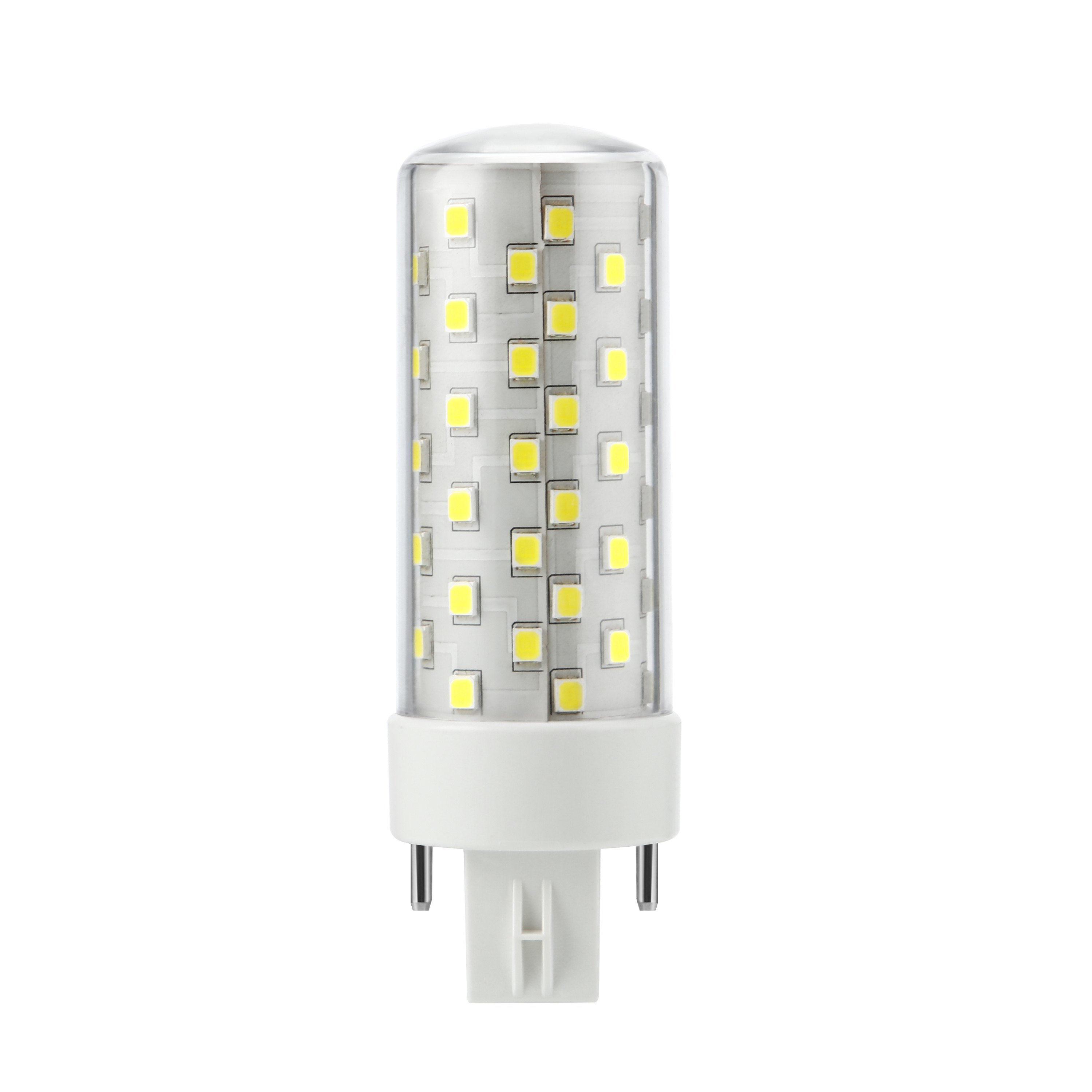 Top Ceramic 4 pin g24q / gx24q led light bulb 9.5 watt 8W PL 4pin 10W GX24 GX24Q-3 Corn lamp G24D 2pin Flicker free Dimmable