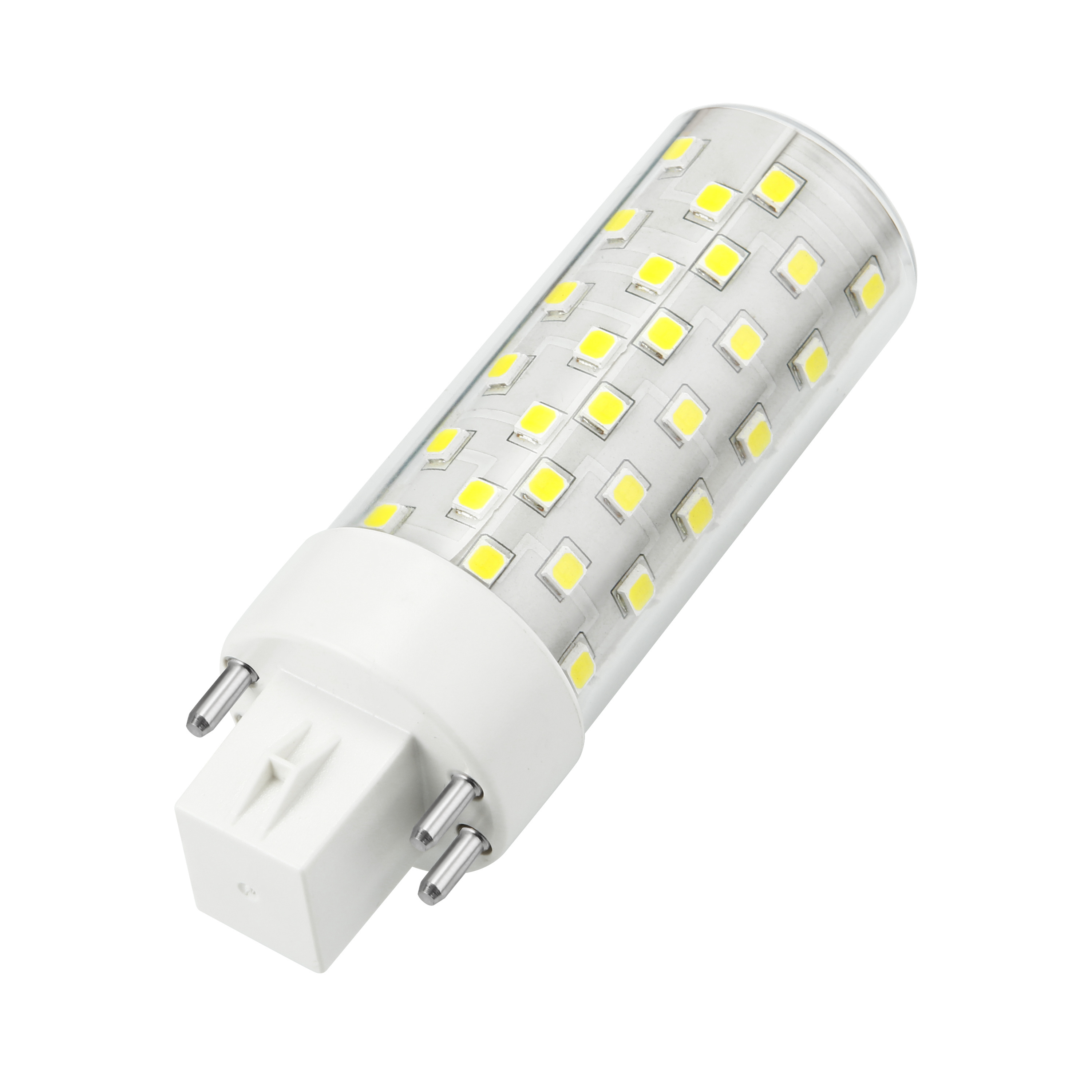 Top Ceramic 4 pin g24q / gx24q led light bulb 9.5 watt 8W PL 4pin 10W GX24 GX24Q-3 Corn lamp G24D 2pin Flicker free Dimmable