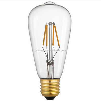 Top LED filament bulb Dimmable 2700K 2200K 4W 6W 8W Vintage Edison E26 E27 B22 Antique A60 G95 T45 T30