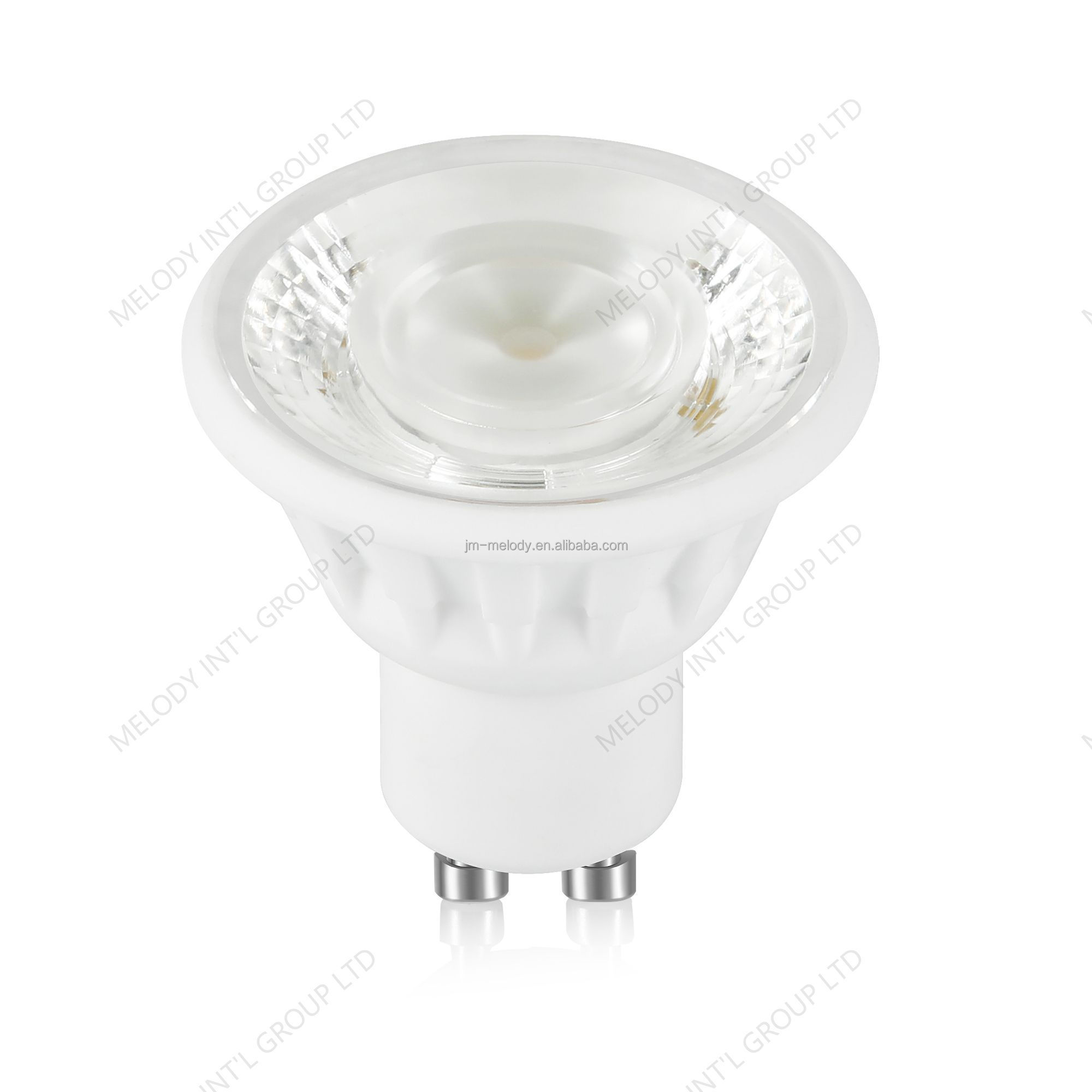 Top Ceramic 7W GU10 LED spotlight Closed lampshade  2200-2800K CCT dimming Triac Dimmable LED spot light bulb Lamp