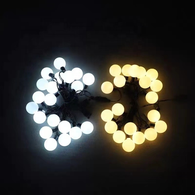 Wholesale round LED Table Tennis Lights Small Flashing Outdoor Camping & Auditorium Atmosphere String Lights Wedding Ceiling