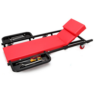 TAC4003A 40" Mechanic Creeper Seat Car Repair Seat Vehicle Repair Creeper Tool Tray Headrest Adjustable