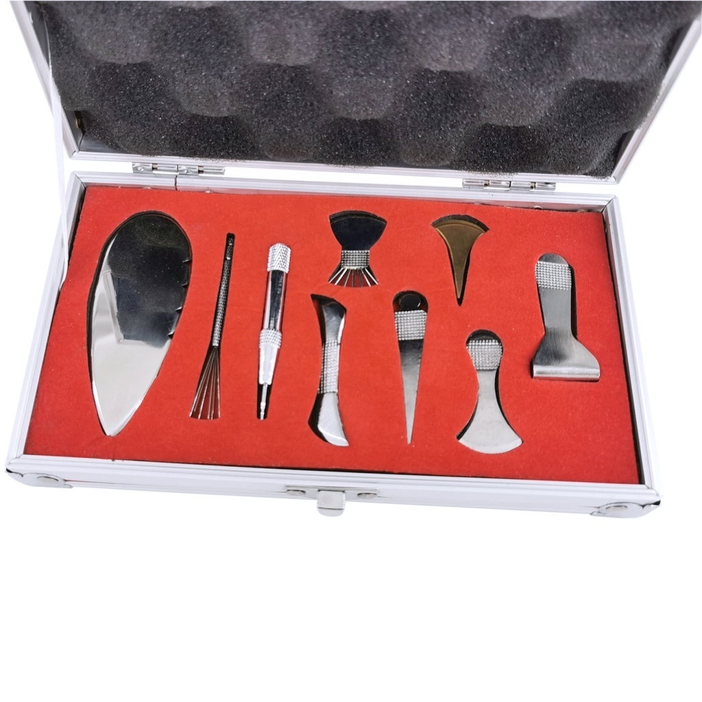 Facial Body mini gua sha Scraping Tools Set Stainless Steel Gua Sha Tool Kits