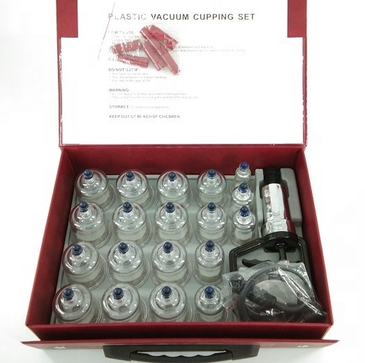 Myofascial Releaser Professional Cupping Therapy Set 19pcs Cupping cups Therapy Set hijama tool with pump