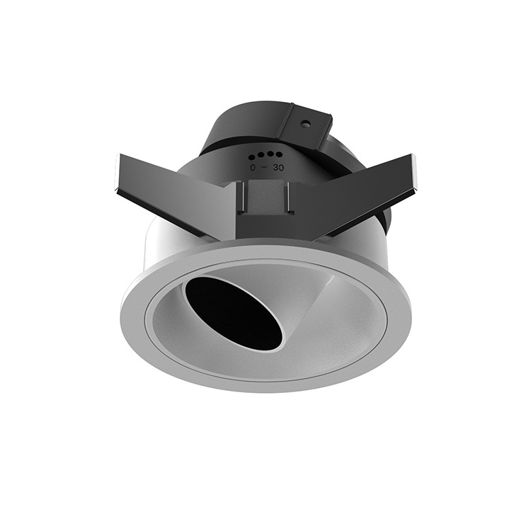 Round Adjustable Mr16 Spot Light Frame Single Double Led Spotlight Downlight Fitting Housing