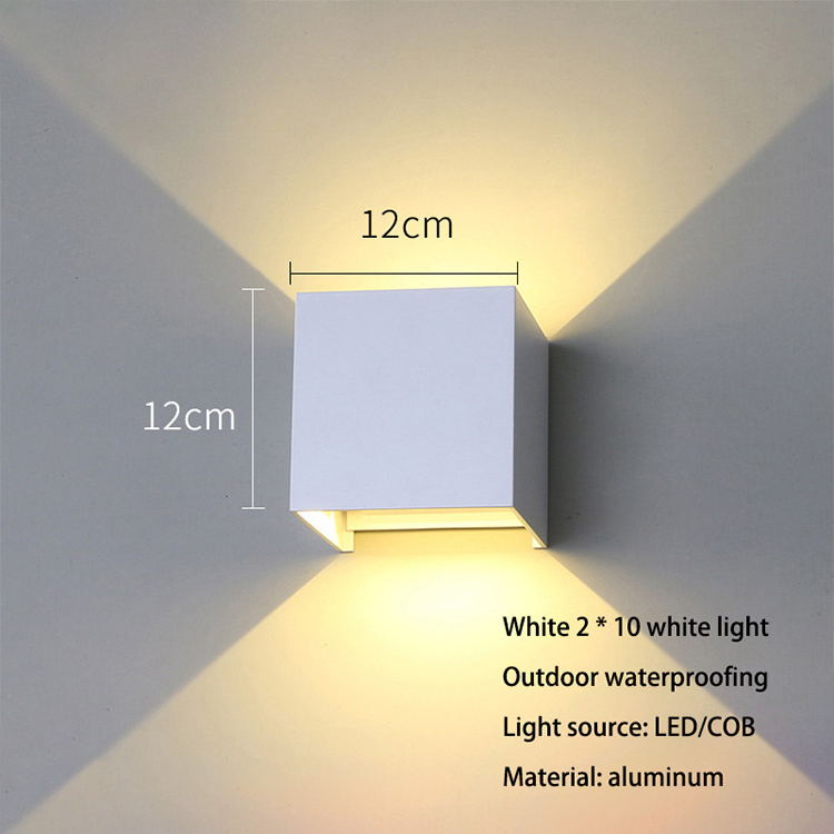 Anti-Glare Bright Simple Bedroom Living Room Open-Mounted Led Black Wall Lamp Household Hallway Porch Ceiling