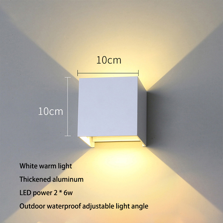 Anti-Glare Bright Simple Bedroom Living Room Open-Mounted Led Black Wall Lamp Household Hallway Porch Ceiling